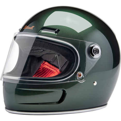 Biltwell Gringo SV ECE Metallic Sierra Green Helmet - Get Lowered