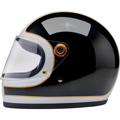 Biltwell Gringo S DOT/ECE Helmet - Gloss White/Black Tracker