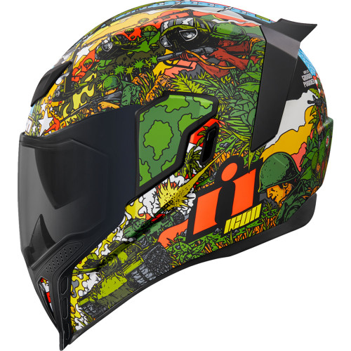 Icon Airflite GP23 Green Helmet
