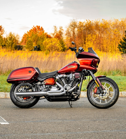 D&D Fat Cat 2-Into-1 Straight Exhaust for 2018-2024 Harley M8 Softail - Chrome
