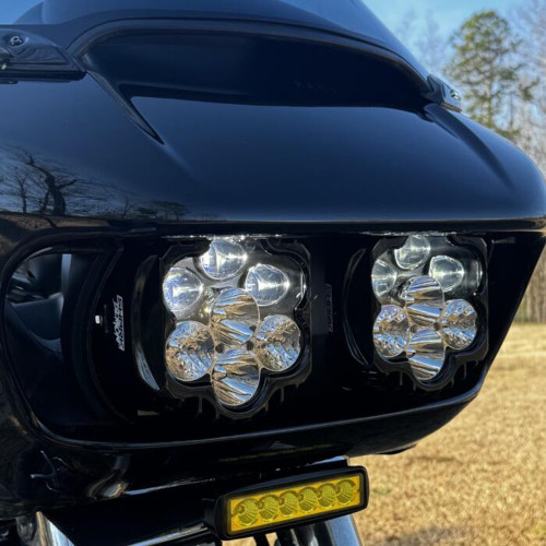 Custom Dynamics Shark Demon 2 Performance Headlight for 2015-2023 Harley Road Glide