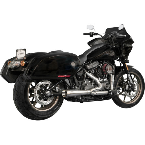 Trask Assault 2-1 Exhaust for 2018-2024 Harley Softail w/ Saddlebags