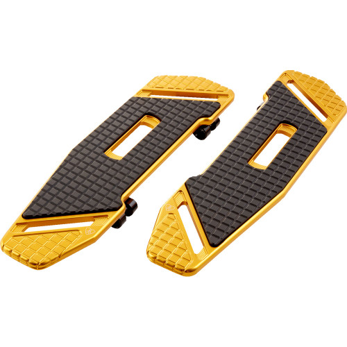 Arlen Ness Speedliner Floorboards for 1999-2023 Harley Touring - Gold