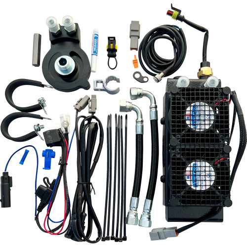 UltraCool Naked Oil Cooler Kit for 2017-2023 Harley Touring and Softail