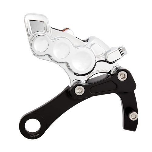 Arlen Ness Rear 6-Piston Caliper Kit for 2018-2024 Harley Softail - Chrome