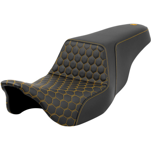 Saddlemen Honeycomb Step-Up Seat for 2008-2023 Harley Touring - Colors