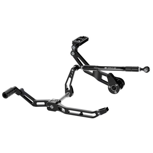 Kraus Max Lean Foot Controls and Floorboard Kit for 2017-2024 Harley Touring