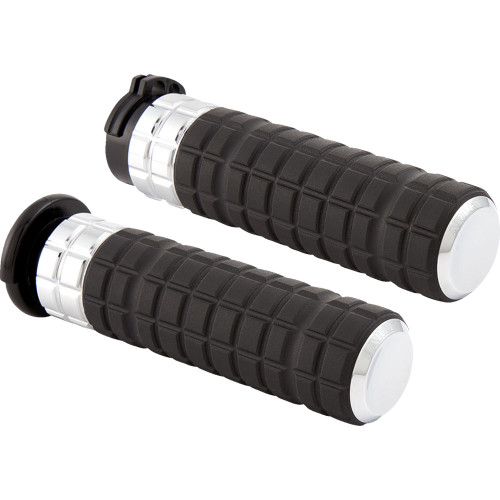 Arlen Ness SpeedLiner Grips for Harley - Chrome