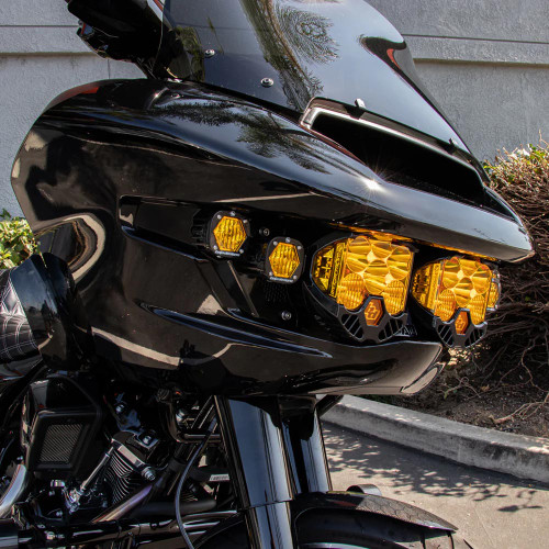 A10 Moto Baja Designs LP6 Combo Kit for 2024 Harley Road Glide