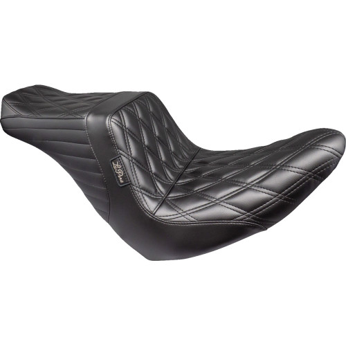 LePera Tailwhip Up Front Seat for 2018-2024 Harley Softail FXLR/FLSB - Double Diamond
