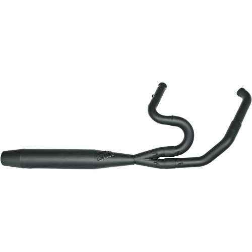 Sawicki 2-1 Mid Length Cannon Exhaust for 2017-2023 Harley Touring - Black