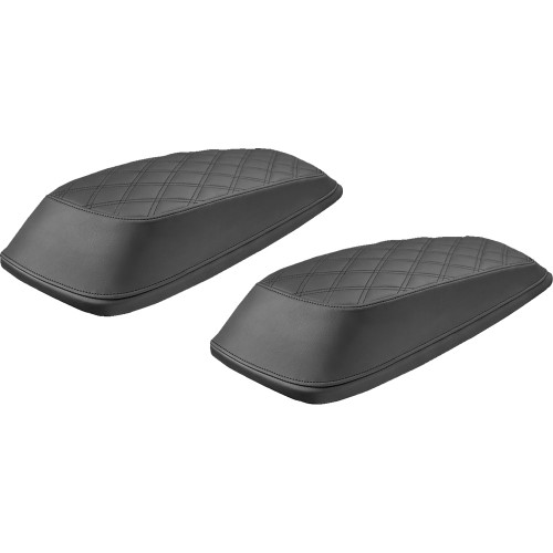 Saddlemen Lattice Stitch Saddlebag Lid Covers for 1993-2013 Harley Touring