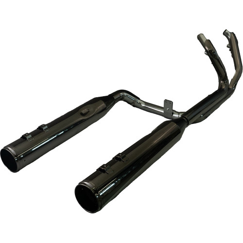 Khrome Werks 2-2 3-Step Dominator Exhaust for 2009-2016 Harley Touring - Eclipse