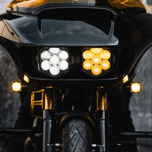 Custom Dynamics Shark Demon 2 Performance Headlight & Fog Lamp Combo Kit for 2015-2023 Harley Road Glide