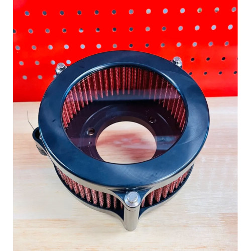 T-Man Windowed Round Air Cleaner for 2017-2023 Harley M8