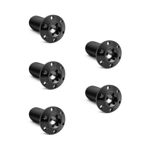 Arlen Ness Titanium Rotor Bolt Kit for Harley - Black