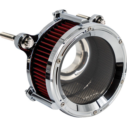Trask Assault Charge High-Flow Air Cleaner for 2024 Harley Touring - Chrome