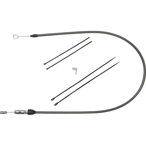 Magnum Quick Connect Upper Clutch Cable for Harley - Karbon Fiber