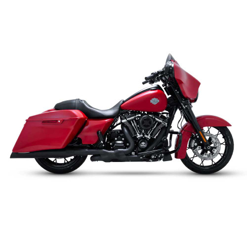 Vance & Hines Power Duals PCX Exhaust Header for 2017-2024 Harley Touring - Black