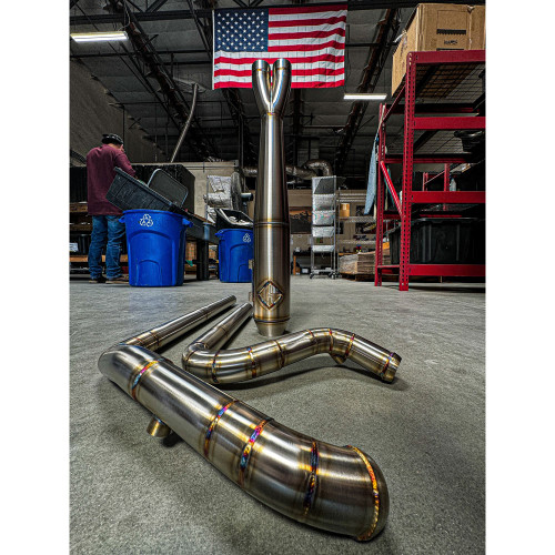 SP Concepts Mid Length Elsinore Works Edition Exhaust for 2017-2025 Harley Touring