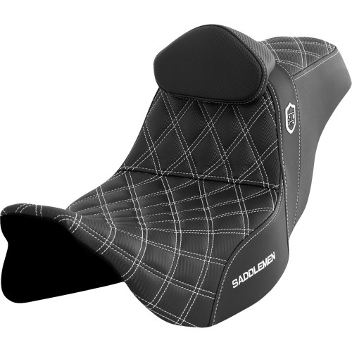 San Diego Customs Pro Series Performance Gripper Seat with Backrest for 2008-2023 Harley Touring - Color