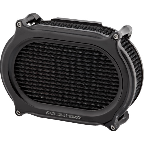 Arlen Ness Stage 2 Oval Upgrade Air Filter Kit for Harley M8 - Black