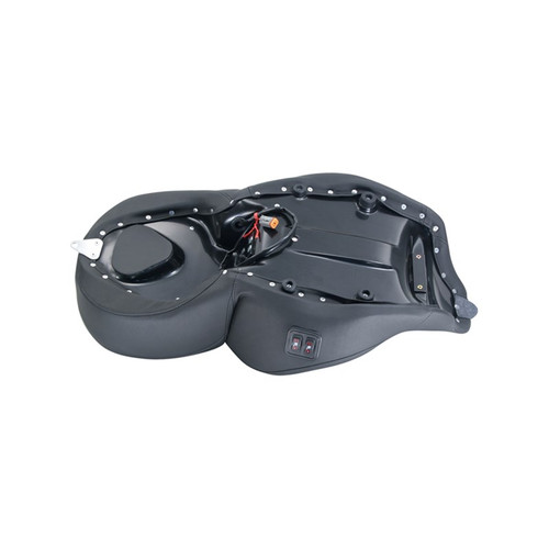 Mustang One-Piece Heated Touring Seat for 2008-2023 Harley Touring
