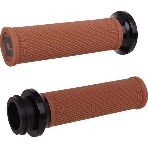ODI Ruffian Lock-On Grips for 2008-2023 Harley Electronic Throttle* - Gum/Black