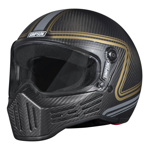 Botanical Garden ！SIMPSON M30CARBON ♪ Simpson M30 Bandit Helmet - Carbon Slipline- Get Lowered Cycles