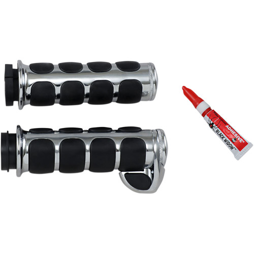 Kuryakyn Premium ISO-Grips with Throttle Boss for Harley Electronic Throttle