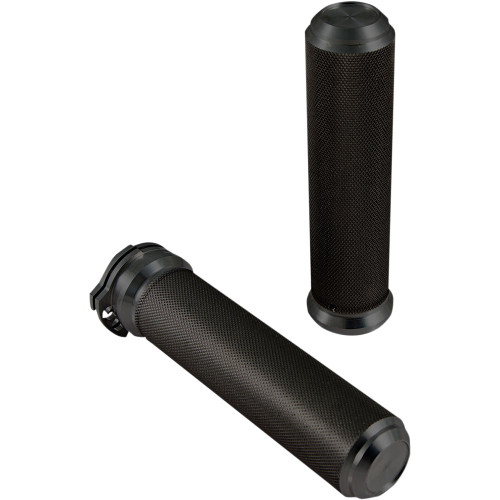 Speed Merchant Speed Grips for Harley Dual Cable - Black