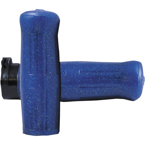 Avon Old School Rubber Grips for Harley Dual Cable - Sparkle Blue