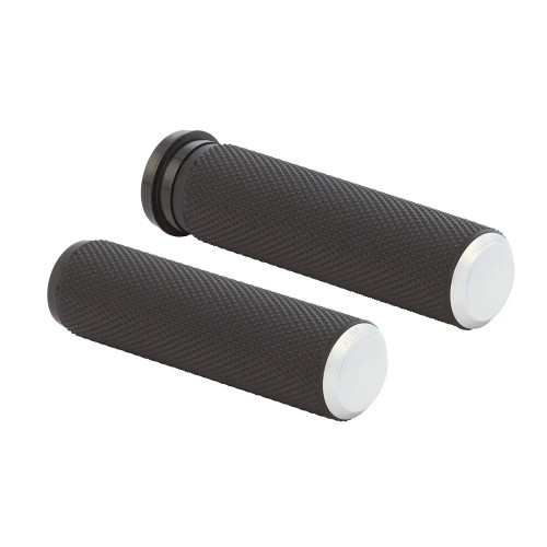 Arlen Ness Knurled Grips for Harley - Chrome