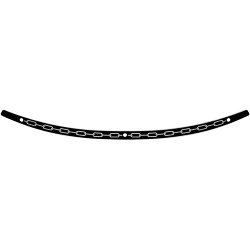 Memphis Shades Chain Stainless Steel Windshield Trim for Harley Touring