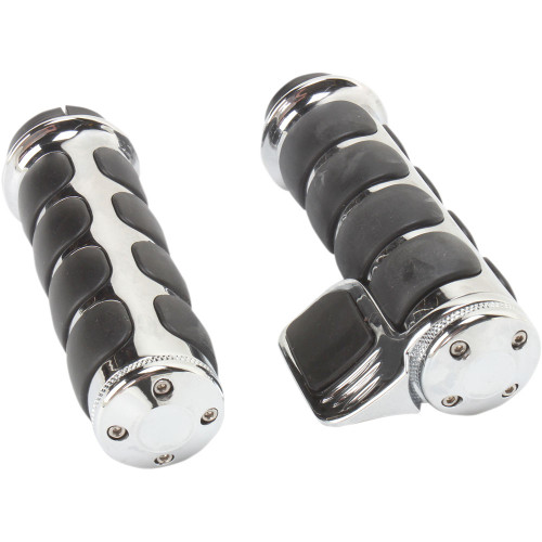 Kuryakyn Premium ISO-Grips with Contoured Throttle Boss for Harley Electronic Throttle