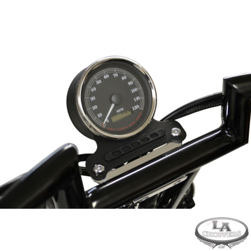 LA Choppers T-Bar Gauge Mount for Harley