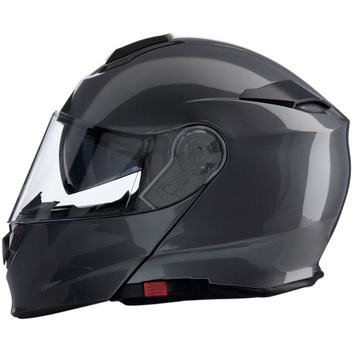 Z1R Solaris Modular Helmet - Dark Silver - Get Lowered Cycles