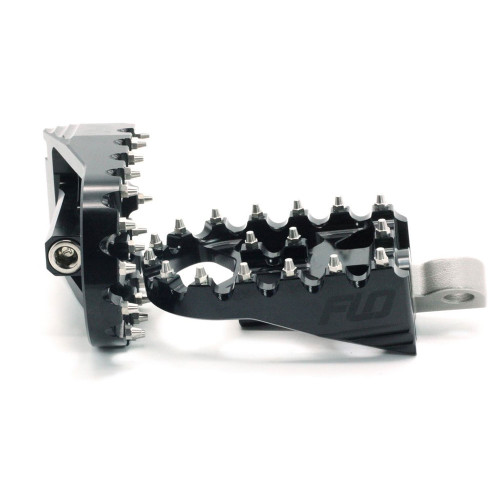 Flo Motorsports Moto Style Foot Pegs for Harley - Black