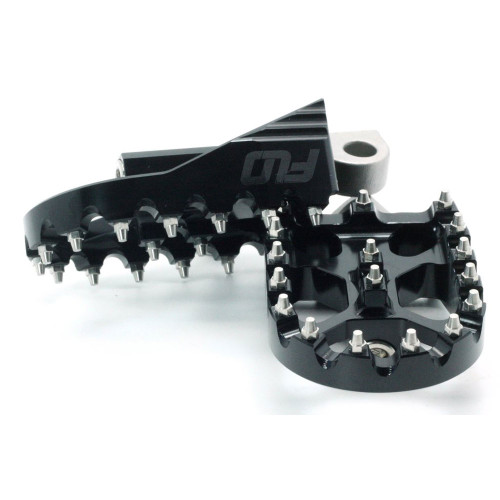 Flo Motorsports Moto Style Foot Pegs for Harley - Black
