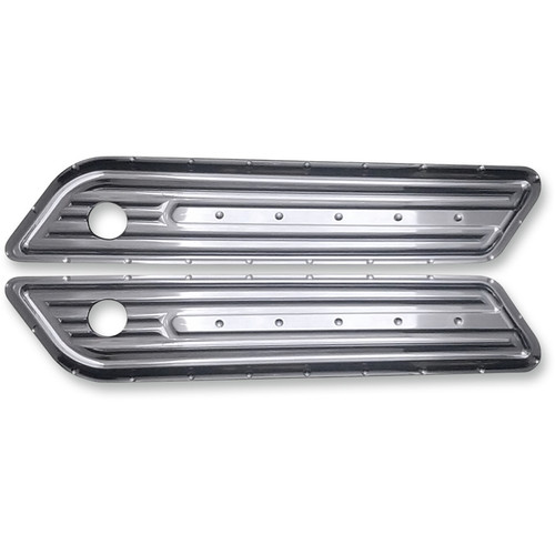 Covingtons Dimpled Saddlebag Hinge Covers for 2014-2021 Harley Touring