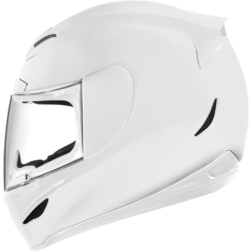 Icon Airmada Solid Color Helmet - White