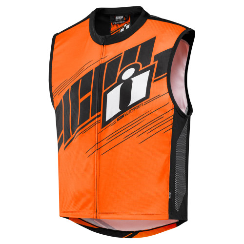 Icon Mil-Spec 2 Vest - Hi-Viz Orange - Get Lowered Cycles