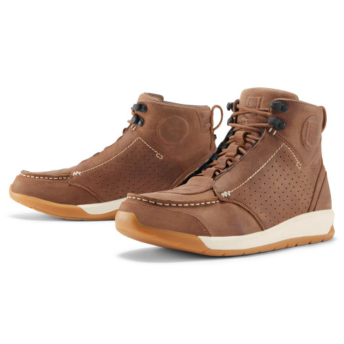 Icon 1000 Truant 2 Boots - Brown - Get Lowered Cycles
