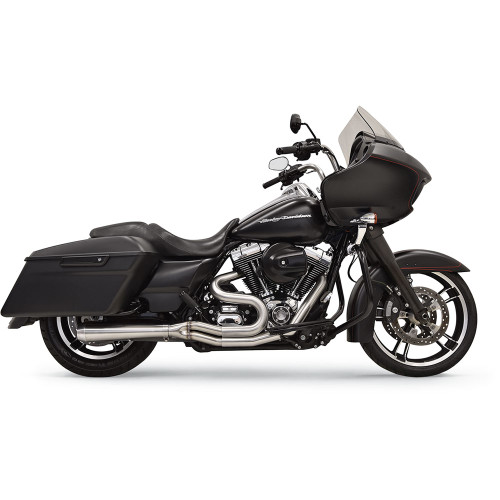 Bassani Road Rage III Stainless 2-Into-1 Exhaust System for 1995-2016 Harley Touring