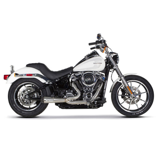 Two Brothers Racing 2-Into-1 Gen II Comp-S Exhaust for 2018-2023 Harley Softail Sport Glide - Stainless Steel