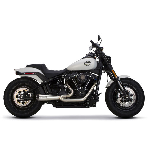 Two Brothers Racing 2-Into-1 Gen II Comp-S Exhaust for 2018-2023 Harley Softail Sport Glide - Stainless Steel