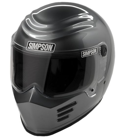 Simpson Outlaw Bandit Motorcycle Helmet - Gunmetal - Get