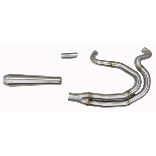 Bassani High Horsepower Road Rage 2-1 Stainless Exhaust for 1991-2017 Harley Dyna