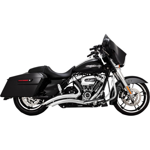 Vance & Hines Big Radius PCX Exhaust for 2017-2023 Harley Touring - Chrome