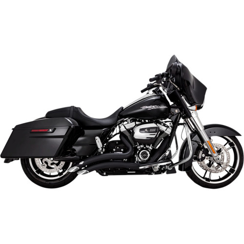 Vance & Hines Big Radius PCX Exhaust for 2017-2023 Harley Touring - Black